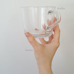 IKEA 365+ Mug, clear glass 12 oz